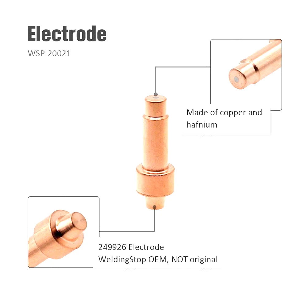 

Torch Nozzle Plasma Torch Cutting Electrodes 249926 WSP-20021 249927 WSP-20022 30A 375/625 X-TREME Accessories