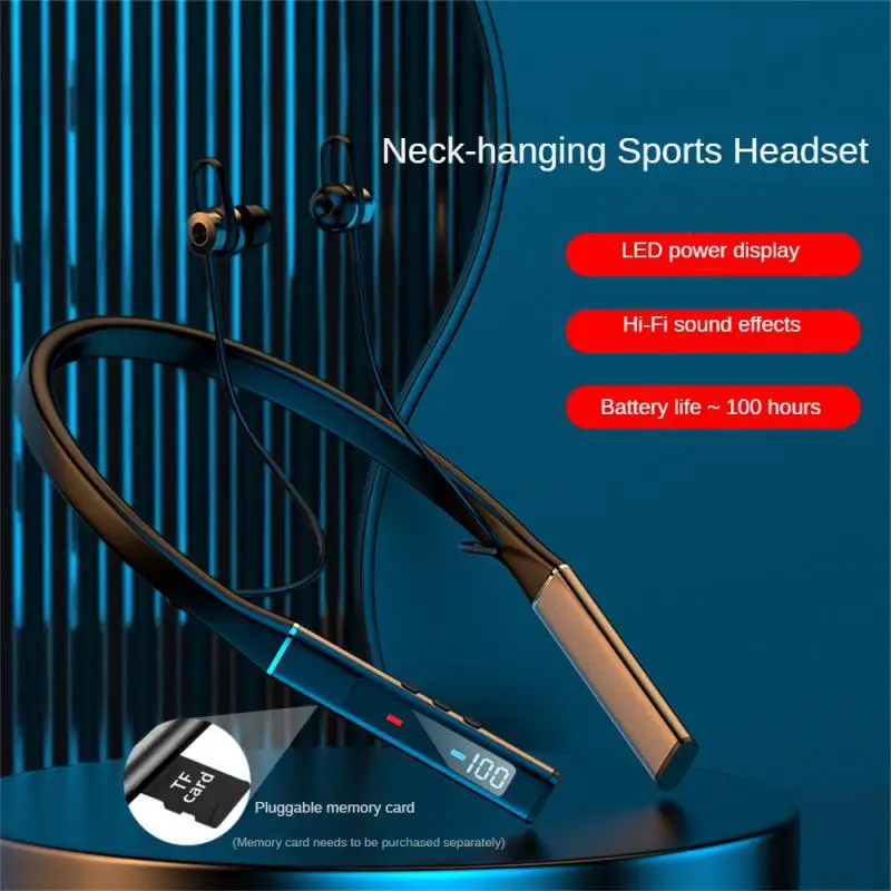 

Earphones Stereo Neck Hanging Earbuds New 2023 Headset Gaming Headset -compatible Button Control Headphones For Xiaomi