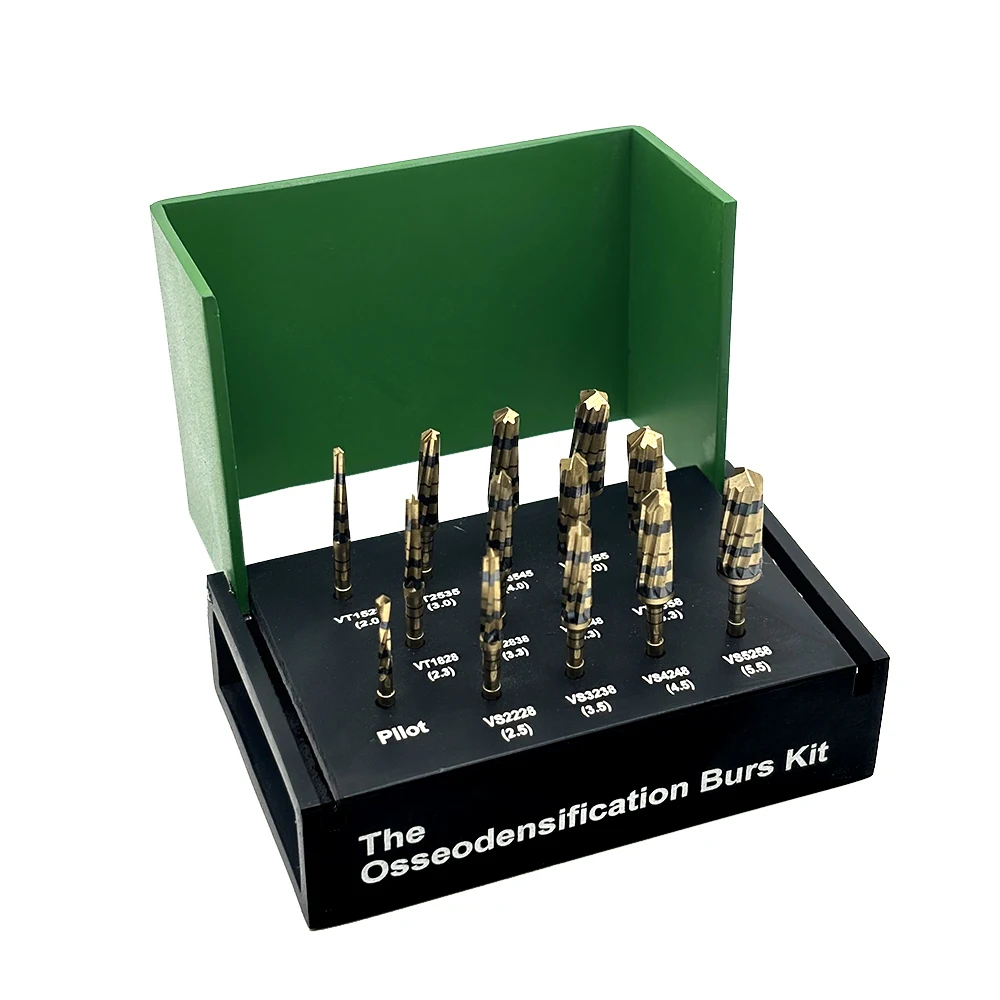 13 шт. сверла для оседельного сификации зубов зеленый комплект зубного имплантата