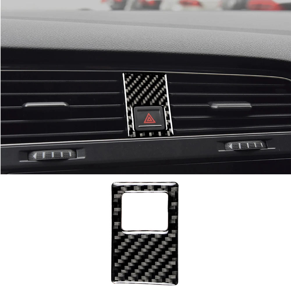 

Для Volkswagen Golf 7 2013-2017 аварисветильник рамка декоративная крышка отделка наклейка переводная картинка аксессуары для салона автомобиля углер...