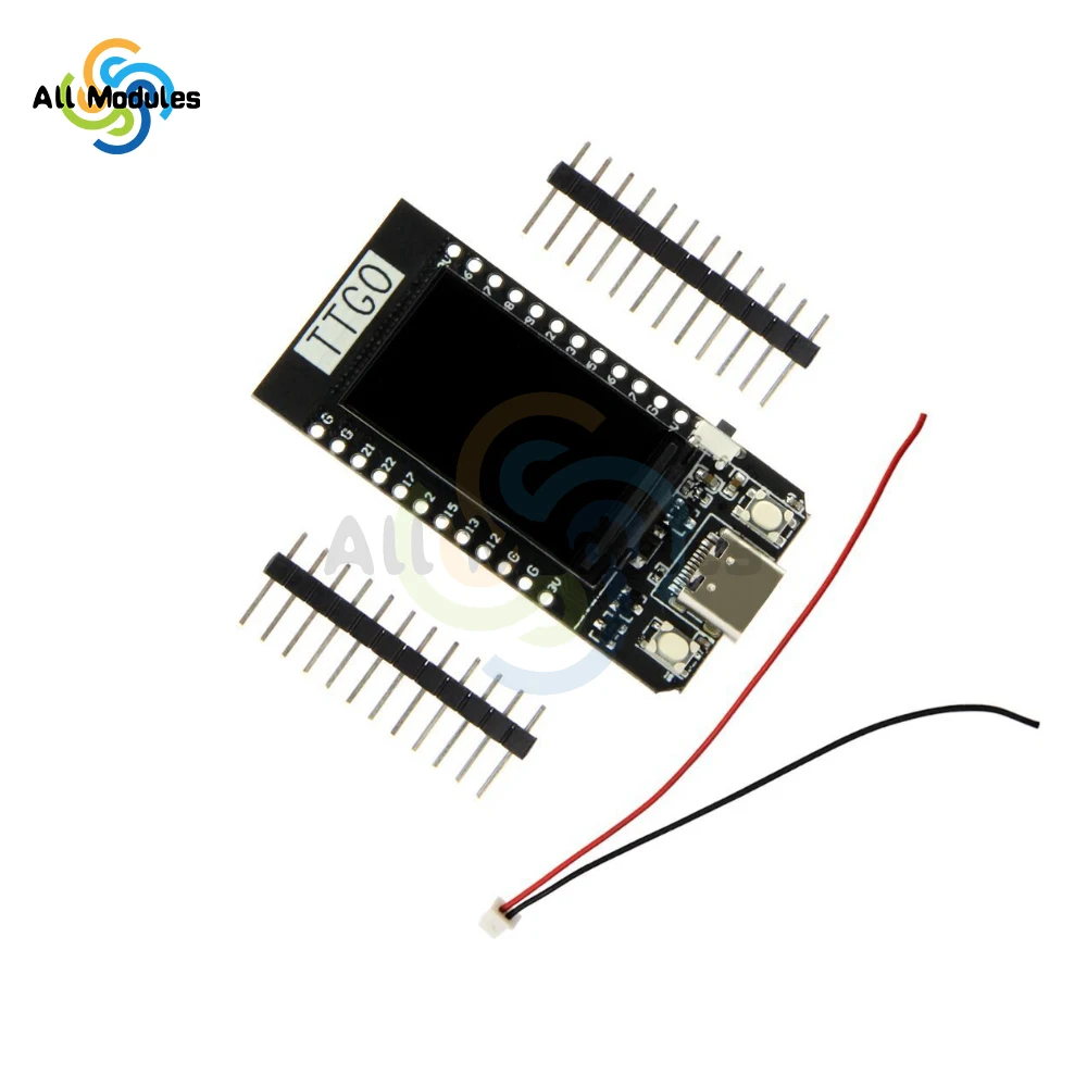 Макетная плата с ЖК-дисплеем 1,14 дюйма, T-дисплей CP2104, 4 МБ, ESP32WiFi, Bluetooth, модуль для Arduino
