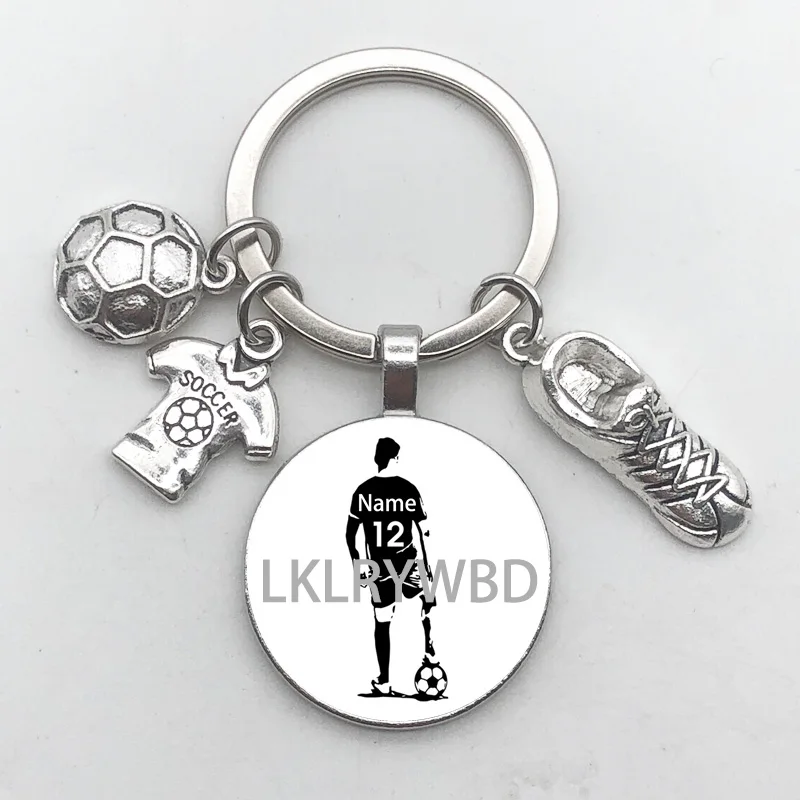 

Football DIY custom name keychain to play football boy keychain, DIY keychain for football lovers