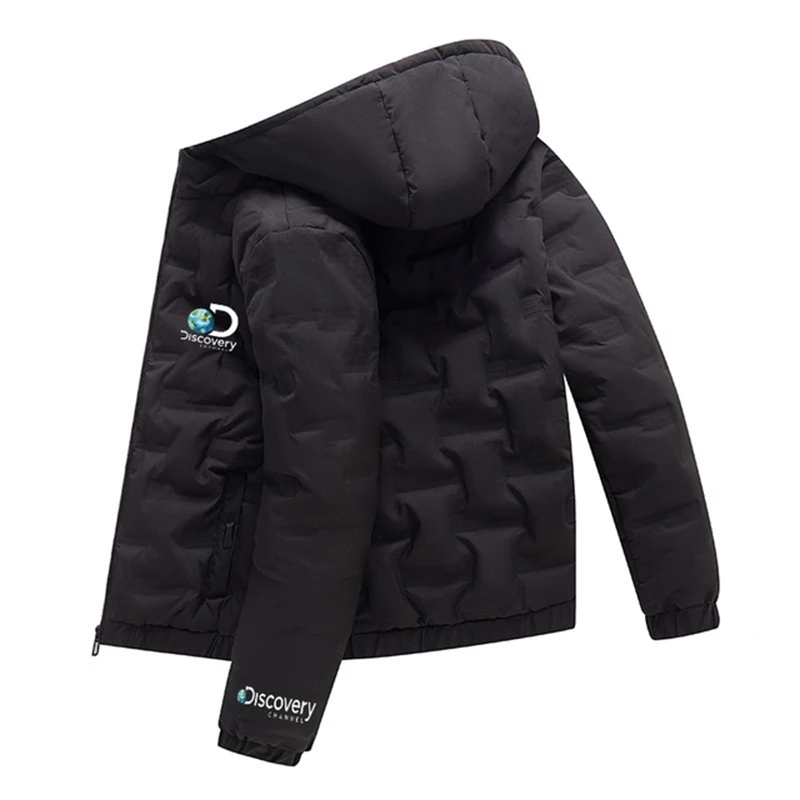 Men's Hooded Jacket Warm Hooded Jacket 2022 Winter Korean Style Men's Hooded Jacket Men's Casual Jacket Streetwear