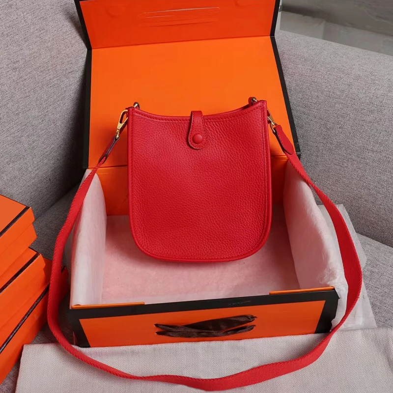 Luxury Designer 2023 Women's Genuine Leather Bag Shoulder Bag Handbag Genuine Leather Messenger Bag Leather Mini Ladies Handbag