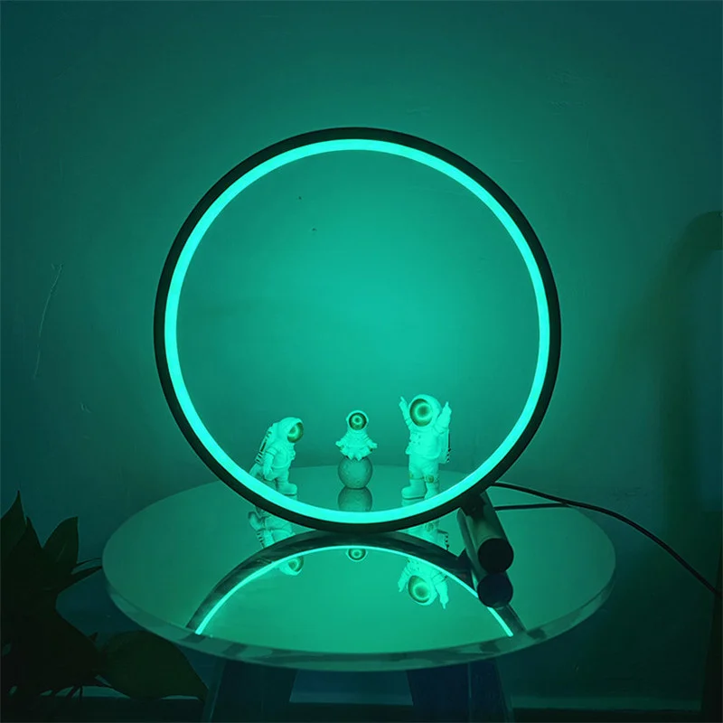 

Светодиодный ночник, умная настольная атмосферная лампа RGB, настольный светильник с Bluetooth и управлением через приложение, подходит для комп...