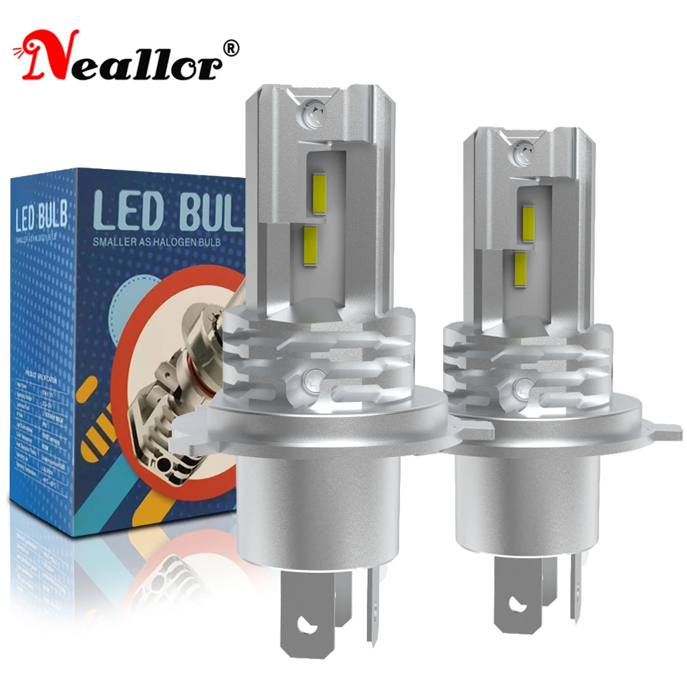 

Светодиодные противотумансветильник фары Neallor H11 H9 H8 H4 9005 HB3 9006 HB4, 2 шт.