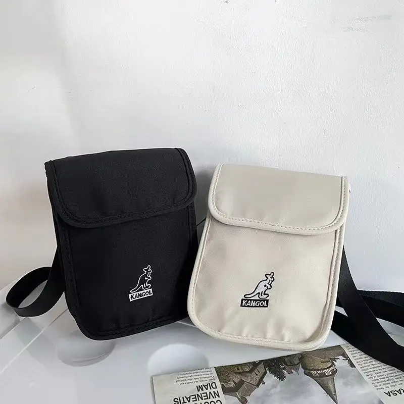 

Kangol Canvas Bag Monochrome Shoulder Bag Mini Messenger Bag Handbag Purse mini bag purses and handbags designer bag