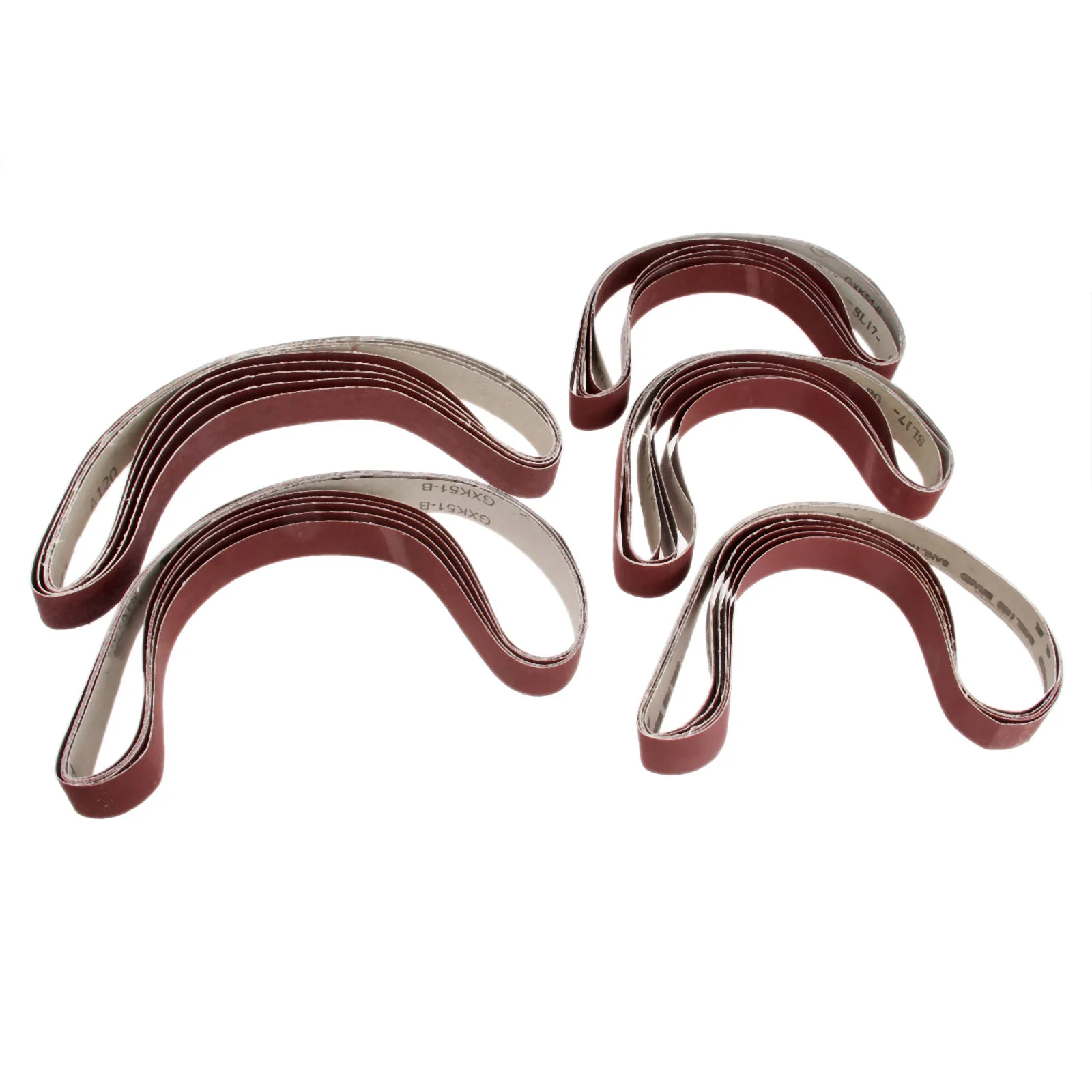 

5Pcs 760*25mm Abrasive Sanding Belts 1"x30" Sanding Paper For Grinding Polishing Woodworking Tool 120-600 Grit