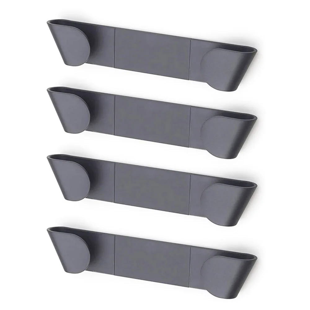 1 упаковка/2 упаковки/3 упаковки/4 упаковки, Пластиковая Полка для крышек кастрюль, подвесная стойка для хранения, черный держатель для крышек кастрюль, подставка для крышки кастрюли