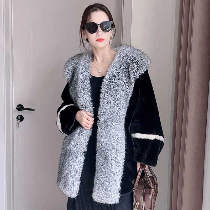 Женское плюшевое пальто из искусственного меха
