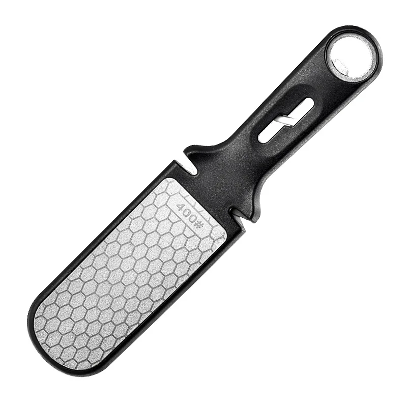 

1Pcs 2022 New 5-in-1 Multi-function Double-sided Knife Sharpener Ceramic Emery Multi-purpose Scissors Drag The Grindstone SSJ347