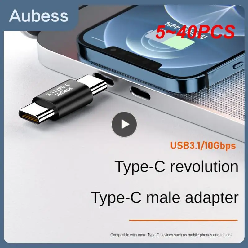 5 ~ 40 шт., адаптеры OTG типа C на Type C 3,1 Gen2, 10 Гбит/с