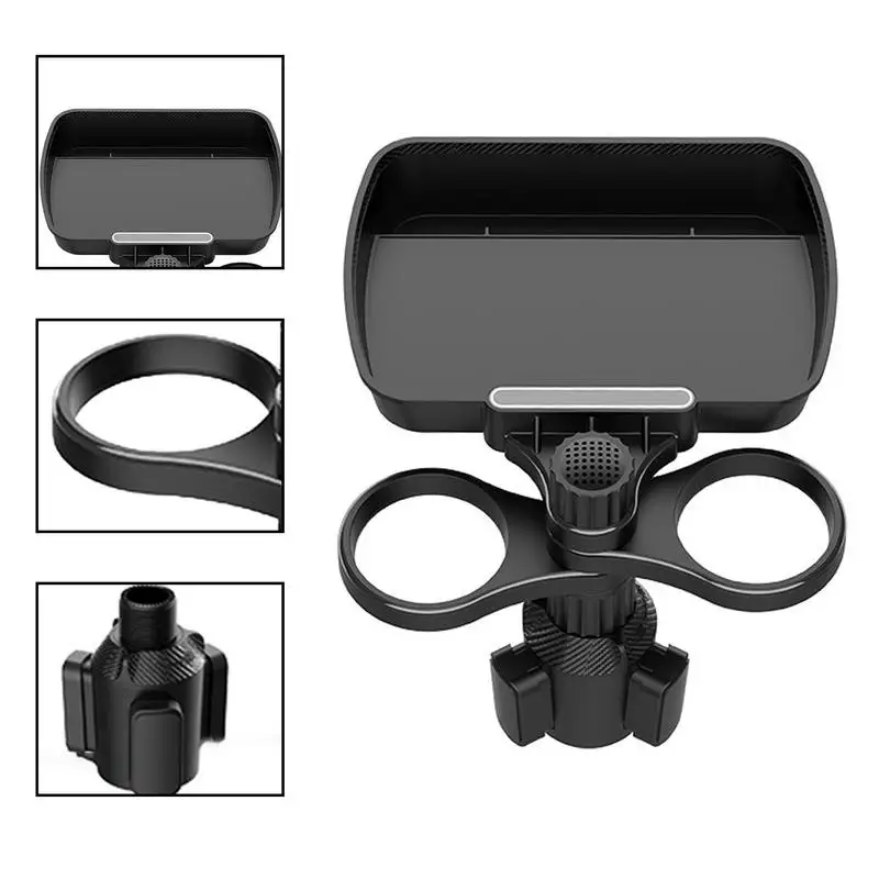 

Car Cup Holder Tray Adjustable Car Cup Holder Expander Adapter Food Tray Organized And Drink Holder For Car Accesssories