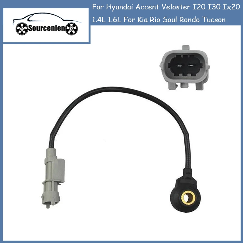 

39250-2B000 Ignition Knock Sensor Fits Hyundai Accent Veloster I20 I30 Ix20 1.4L 1.6L for Kia Rio Soul Rondo Tucson 392502B000
