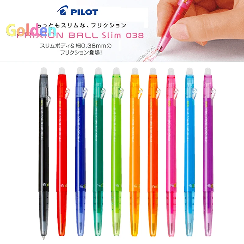 Pilot FriXion Ball Slim 038 Retractable Erasable Gel Ink Pen Extra Fine Point 0.38mm LFBS 18UF Set of 6. Office Supplies AliExpress