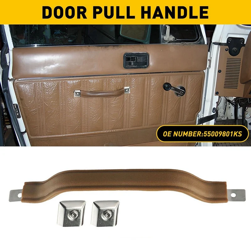 2X автомобильная внутренняя дверная ручка накладка на ремень для Jeep CJ5 CJ7 CJ8 Wrangler YJ