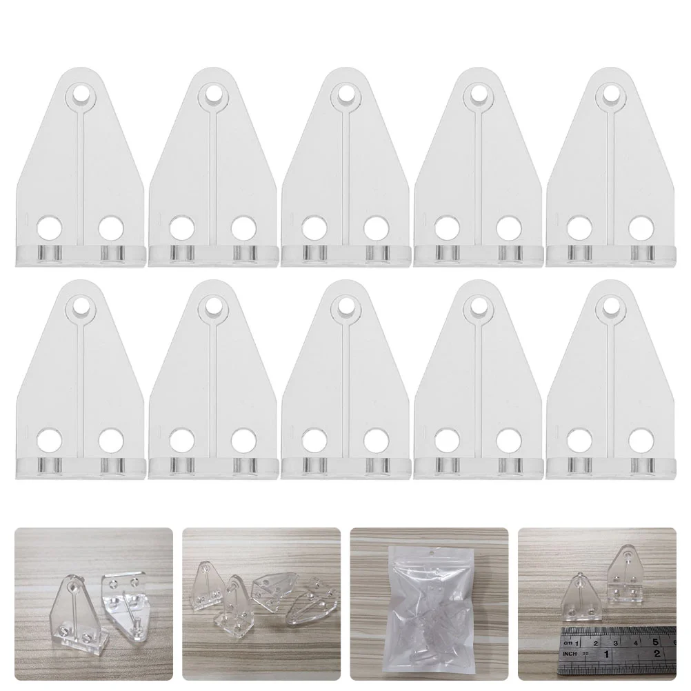 

40Pcs Hold Down Brackets Drapery Accessories RV Hold Down Brackets Parts