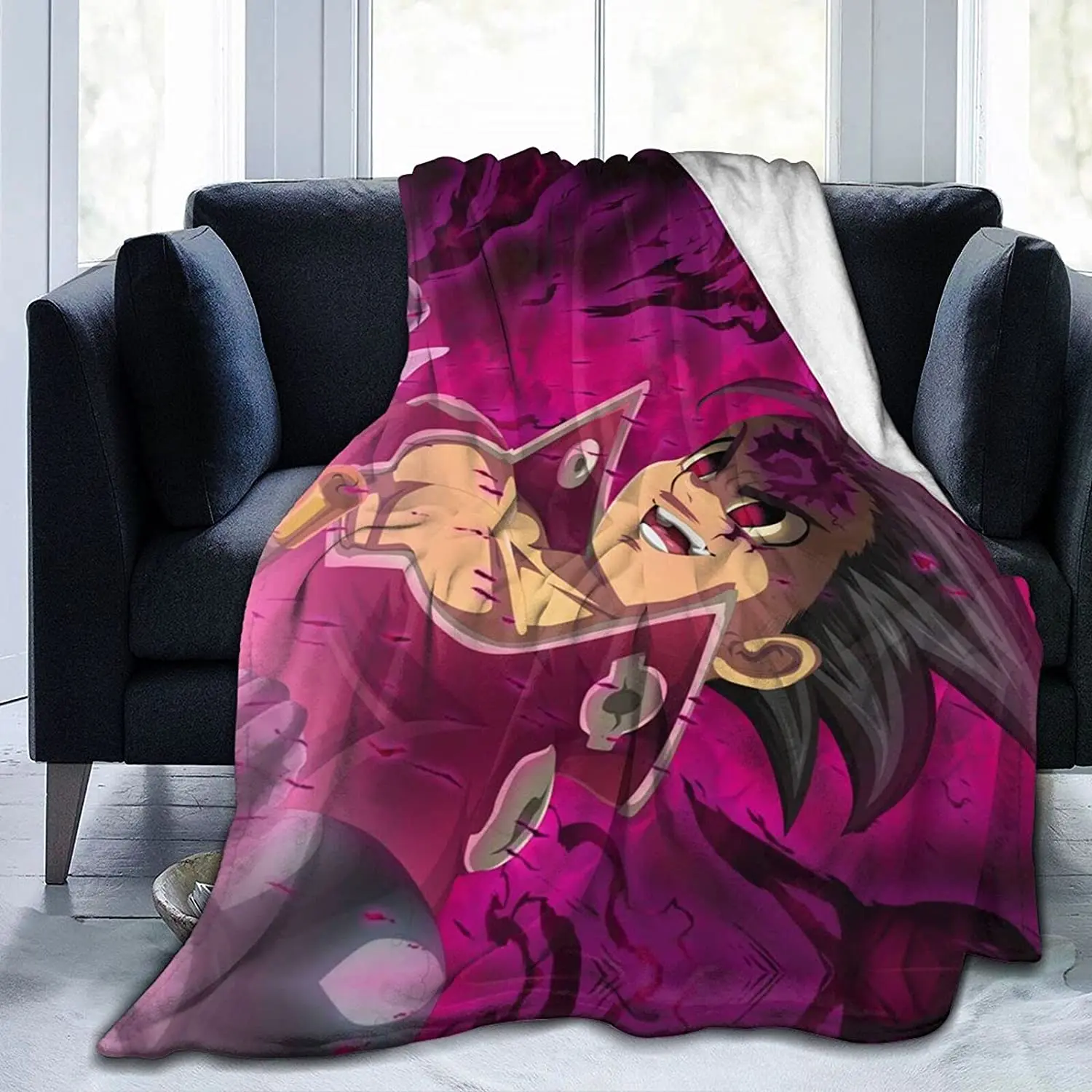 

Zeldris Fluffy Soft and Comfortable Blanket, Anime Warm Embrace of Sympathy