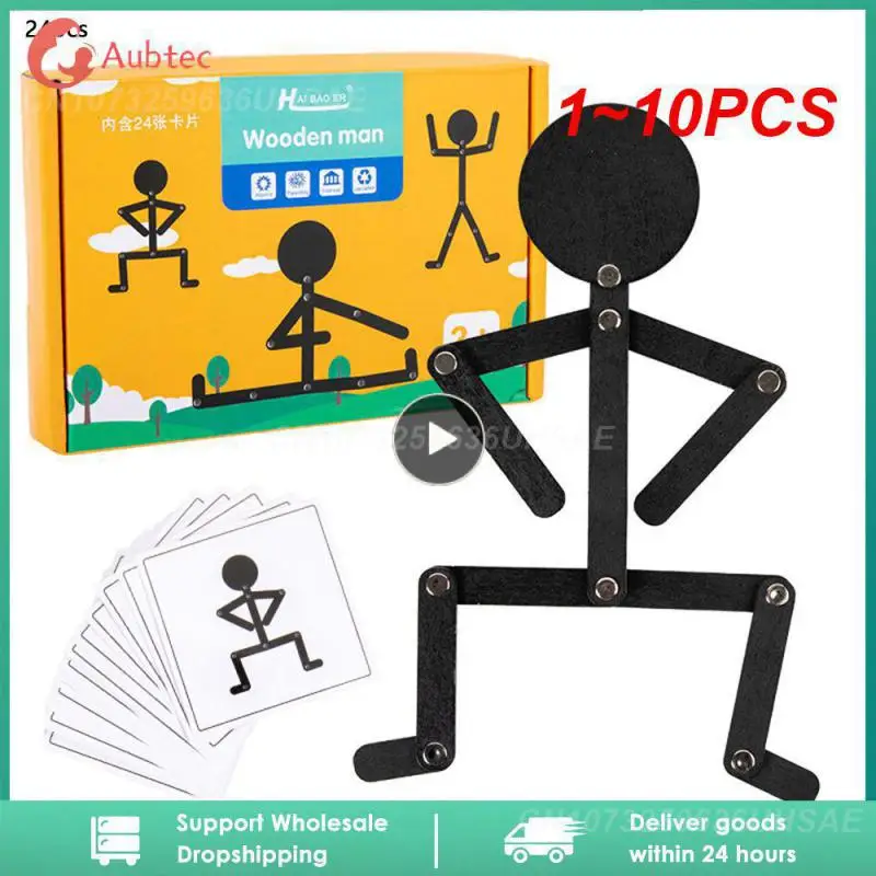 

1-10 шт., деревянные пазлы для мужчин