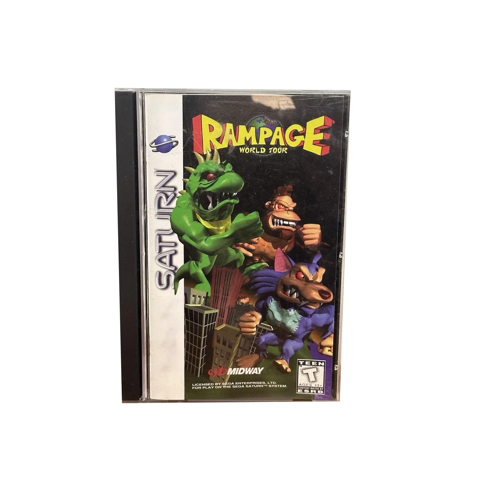 Фото Игра Saturn Copy Disc Game Rampage World Tour для консоли SS, оптический привод, ретро-видеоигра с прямым чтением №2