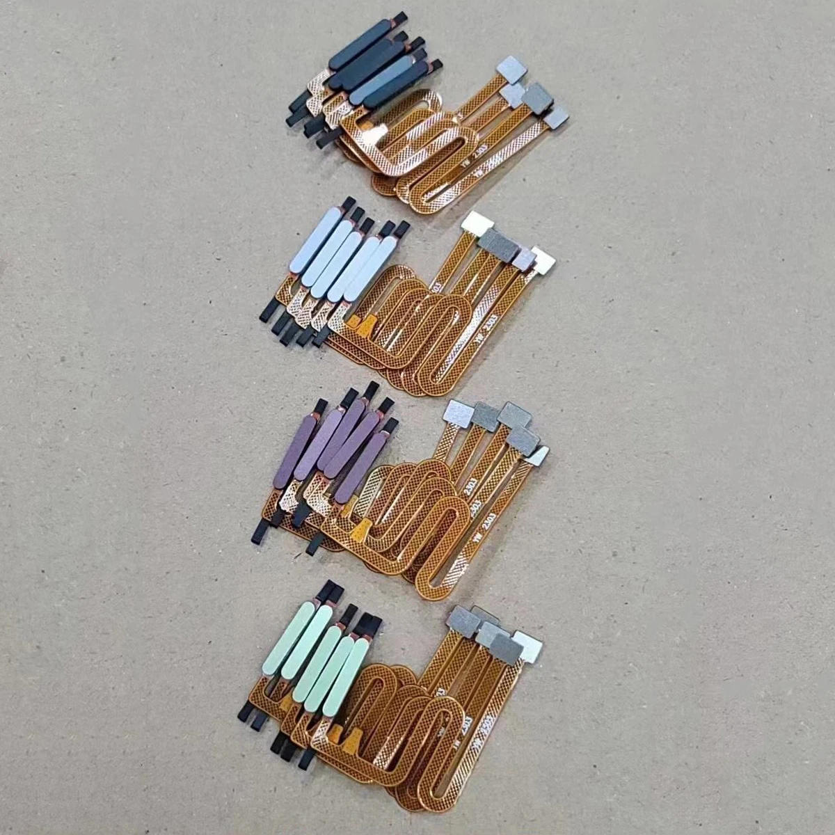 

5 шт. Оригинальный Новый для Samsung Galaxy A14 A145 Главная Кнопка Датчик отпечатков пальцев возврат питания гибкий кабель