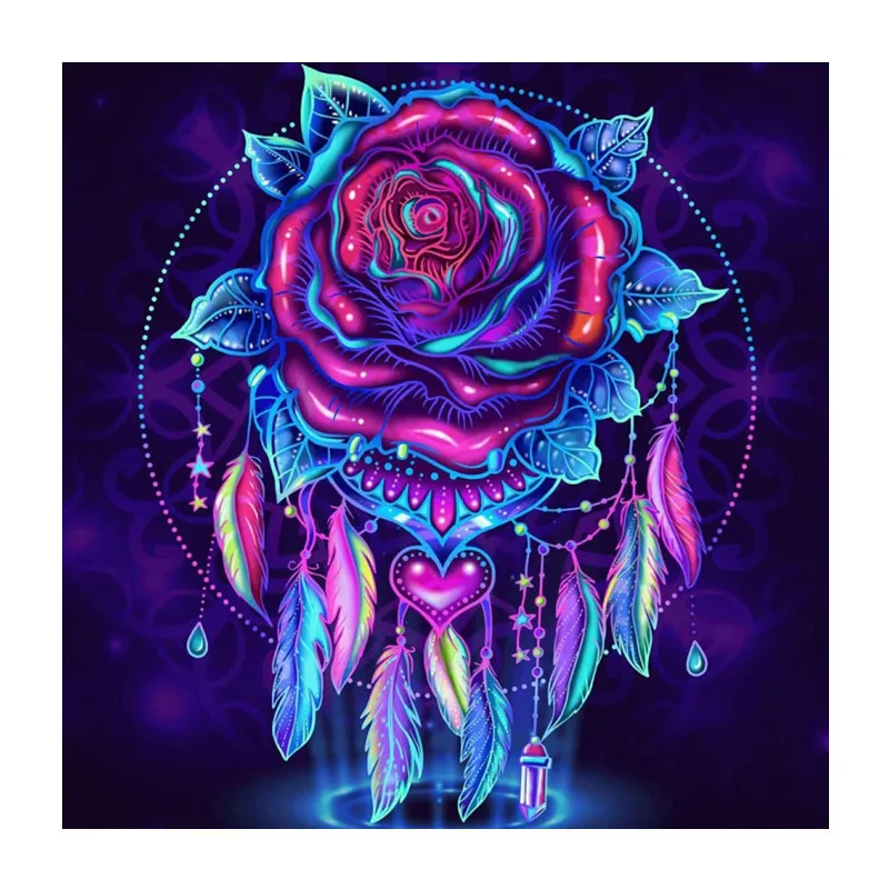 

20370Ann-Tulip diy digital oil painting oil painting acrylic flower painting explosion hand-filled landscape painting