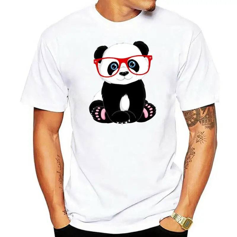 

Женская футболка с принтом панды, Повседневная модная футболка в стиле Харадзюку, с круглым вырезом и коротким рукавом, лето 2022, белые топы, женская одежда