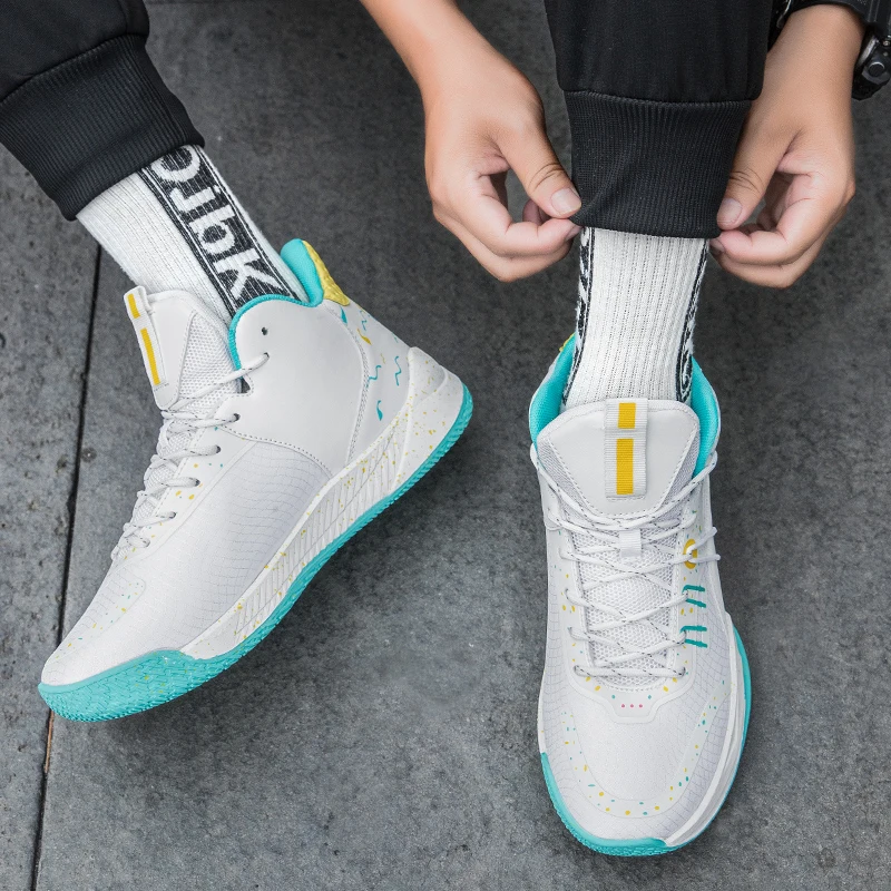 Youth Adult Casual Sport Footwear School Sports Training Basketball Shoes Running Shoes Student Men's Women's Outdoor Shoes