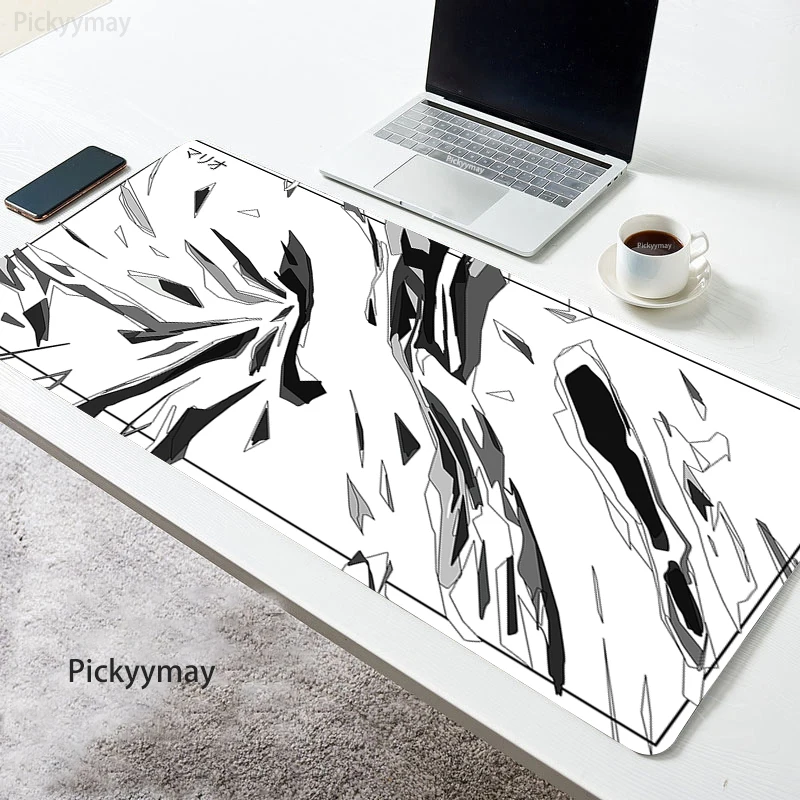 

Black And White Art Mousepad Gamer Office Mat Mouse Pad Gaming Home Accessories Desk Mat Keyboard Mats 90x40 Mausepad Company
