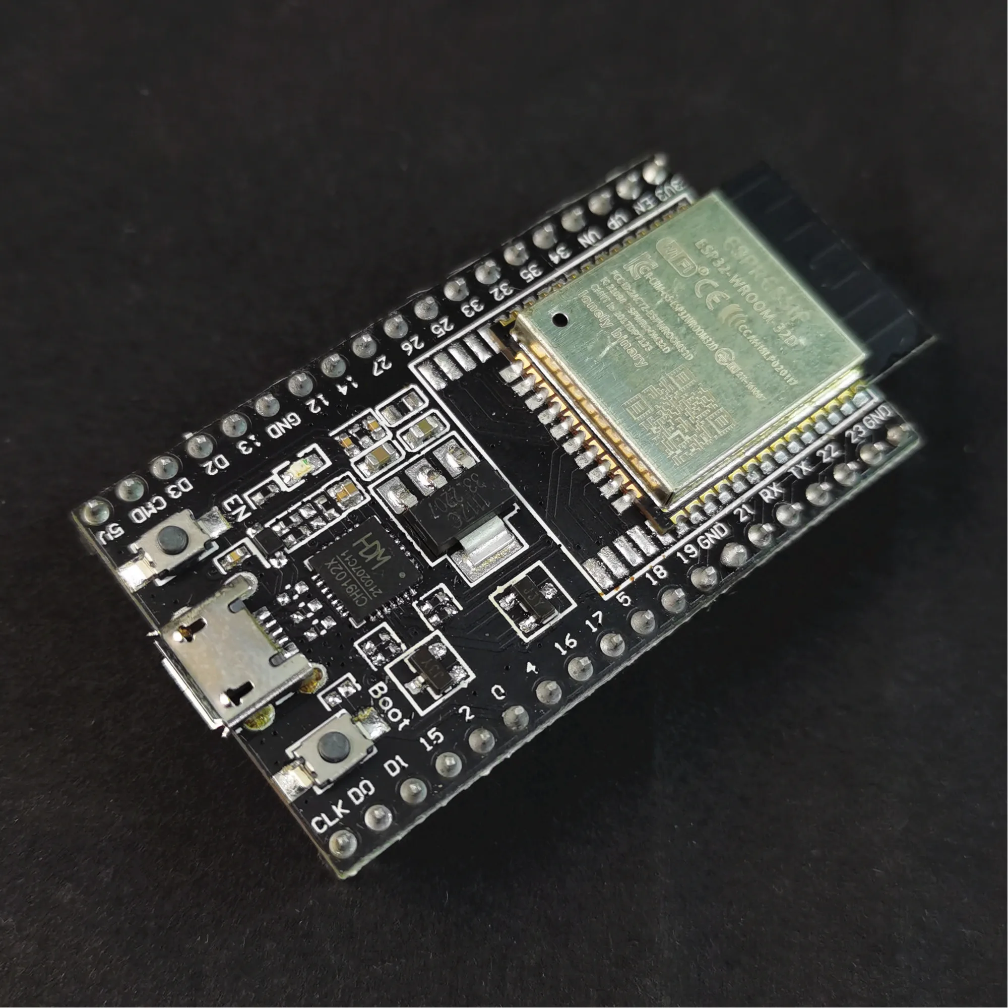 Макетная плата ESP32 Wi-Fi + Bluetooth сверхнизкое энергопотребление два ядра ESP-32S ESP32-WROOM-32D