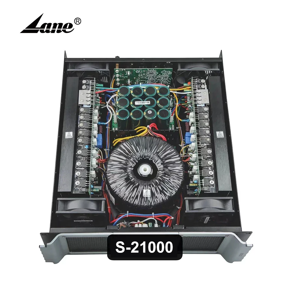 Lane S-21000 Новое поступление Класс H 3U 2-канальный усилитель мощности 3200 Вт сделано в