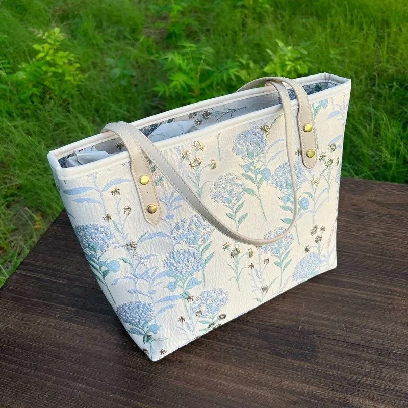 Китайские сумки-тоуты Hanfu жаккардовый дорожный рюкзак ранцы для