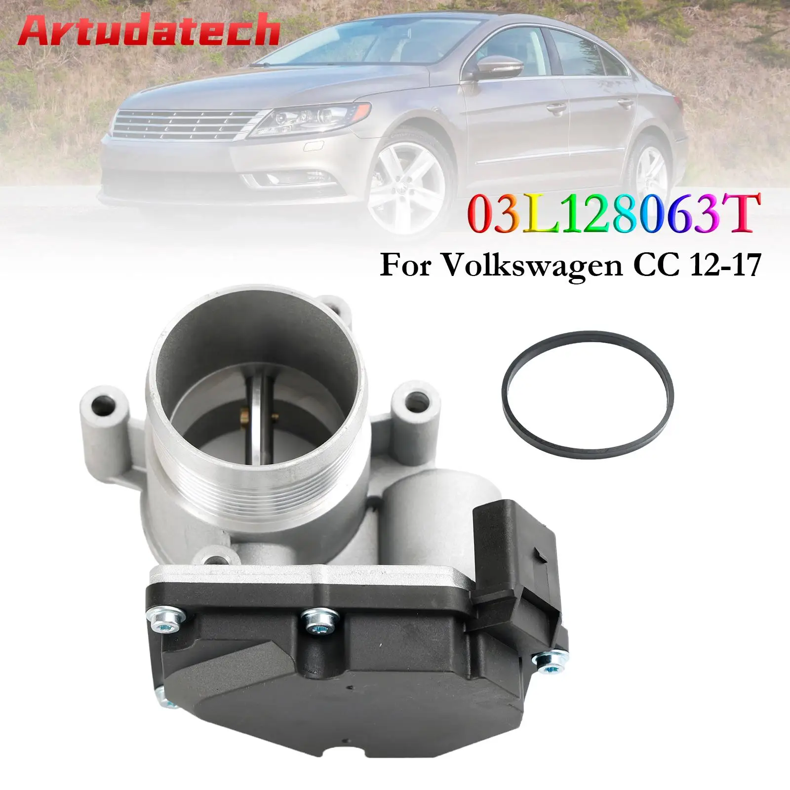 Корпус дроссельной заслонки Artudatech 03L128063T для Volkswagen CC Tiguan Audi A1 A3 A4 Skoda автомобильные