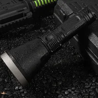 30W Super Strong LED White Light Tactical Flashlight USB Type-C Rechargeable Searchlight 1500m Long-range Outdoor Torch Light