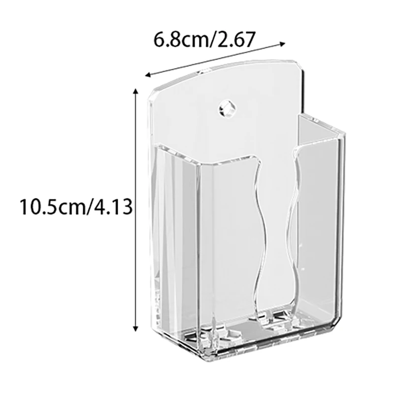 Универсальный Белый настенный держатель для пульта дистанционного управления