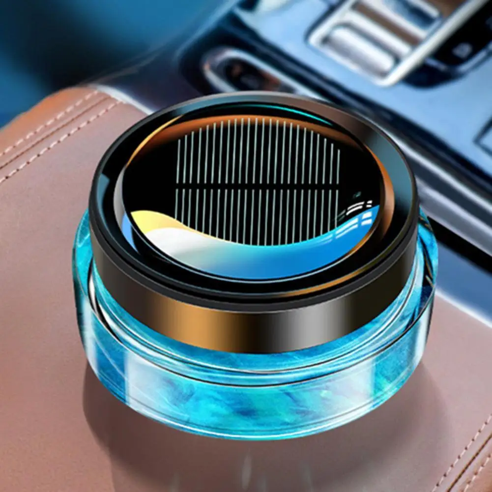 

Car Air Fragrance Practical Liquid High-end Solar Panel Rotary Car Air Vent Scent Car Air Vent Scent Car Air Freshener