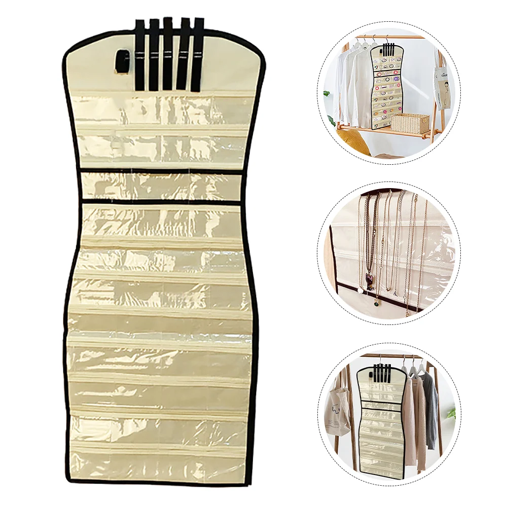 

Jewelry Hanging Bag Jewelry Storage Pouch Jewelry Display Bag for Home