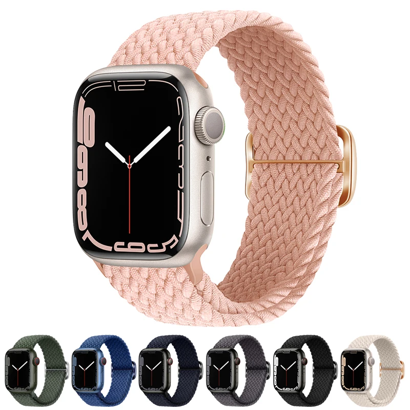 

Ремешок нейлоновый для Apple watch UItra 8 7 6 5 4 SE 49 мм 45 мм 41 мм 44 мм 40 мм