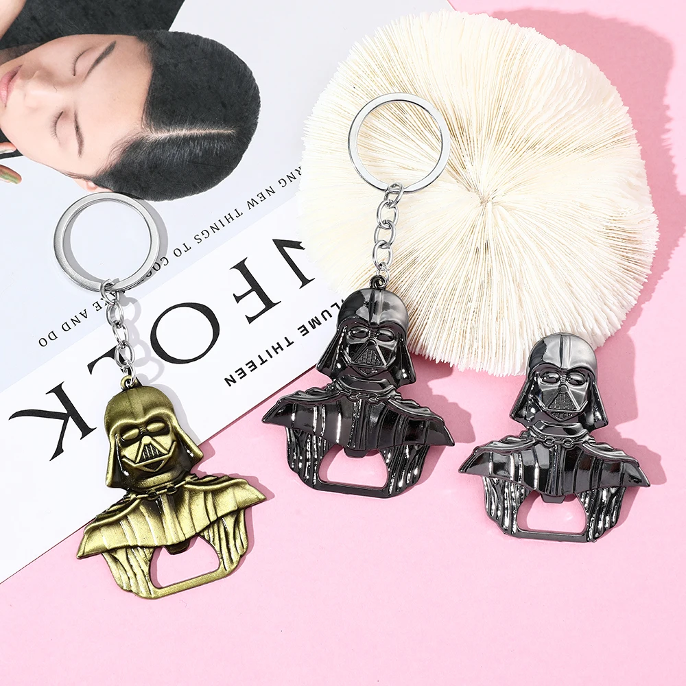 Star Wars Metal Keychain Darth Vader Pendant Keyrings Bottle