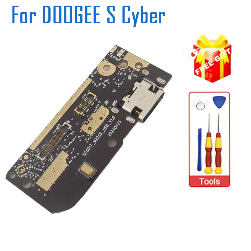 Новая оригинальная плата DOOGEE S Cyber USB порт для зарядки аксессуары платы смартфона