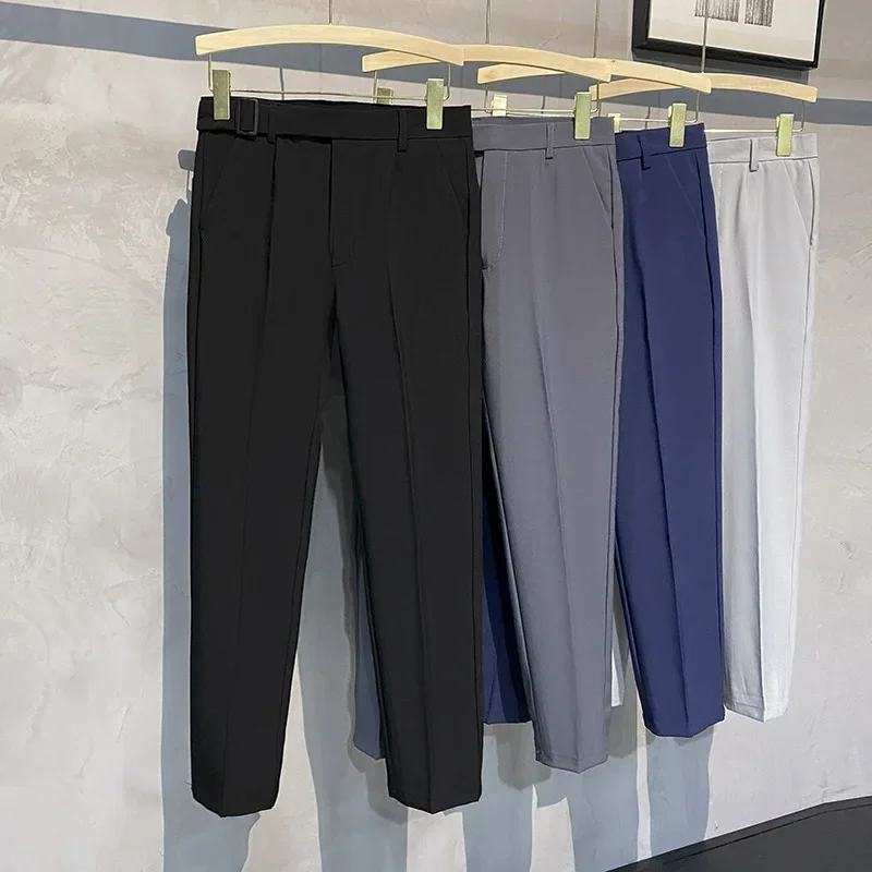 Модные универсальные мужские брюки молодежные элегантные повседневные