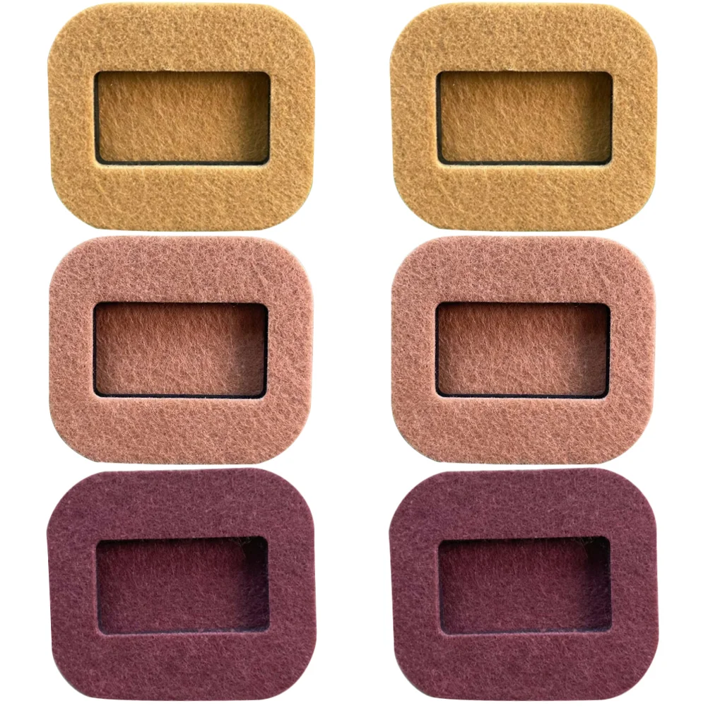 

6 Pcs Furniture Pads Washing Machine Chair Caster Cup Bed Stoppers Mute Non-slip Rubber Coasters Wheel
