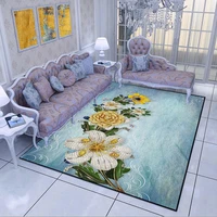 in floor matnordic minimalist floral carpet living room modern sofa coffee table cushion bedroom bedside household floor mat car