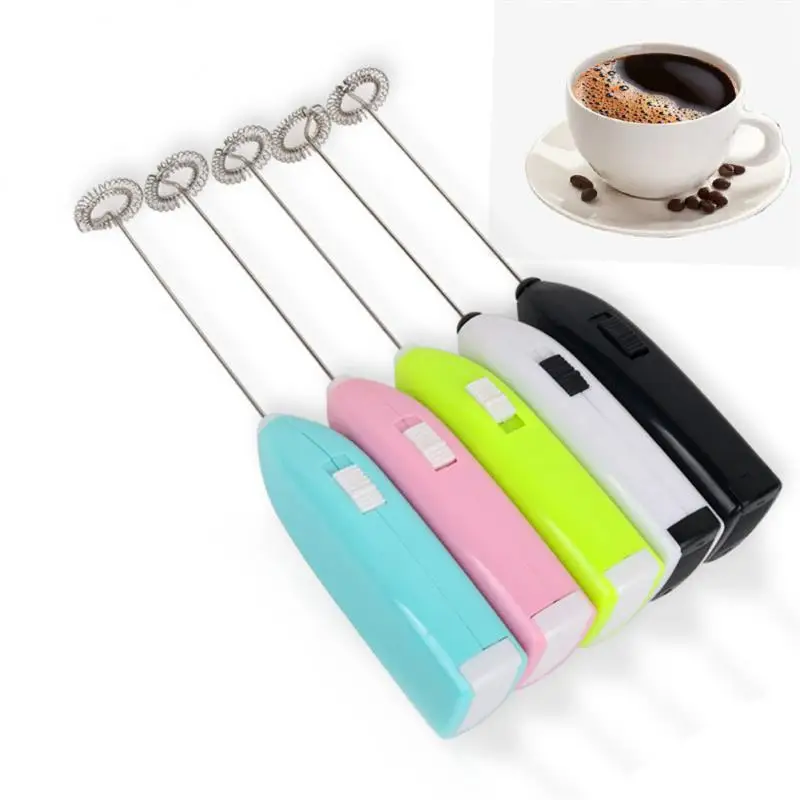 

Rotary Hand Beater Food Mixer Electric Milkshake Beater Kitchen Blender Coffee Electric Bubbler Handle Agitator Foam Mixer