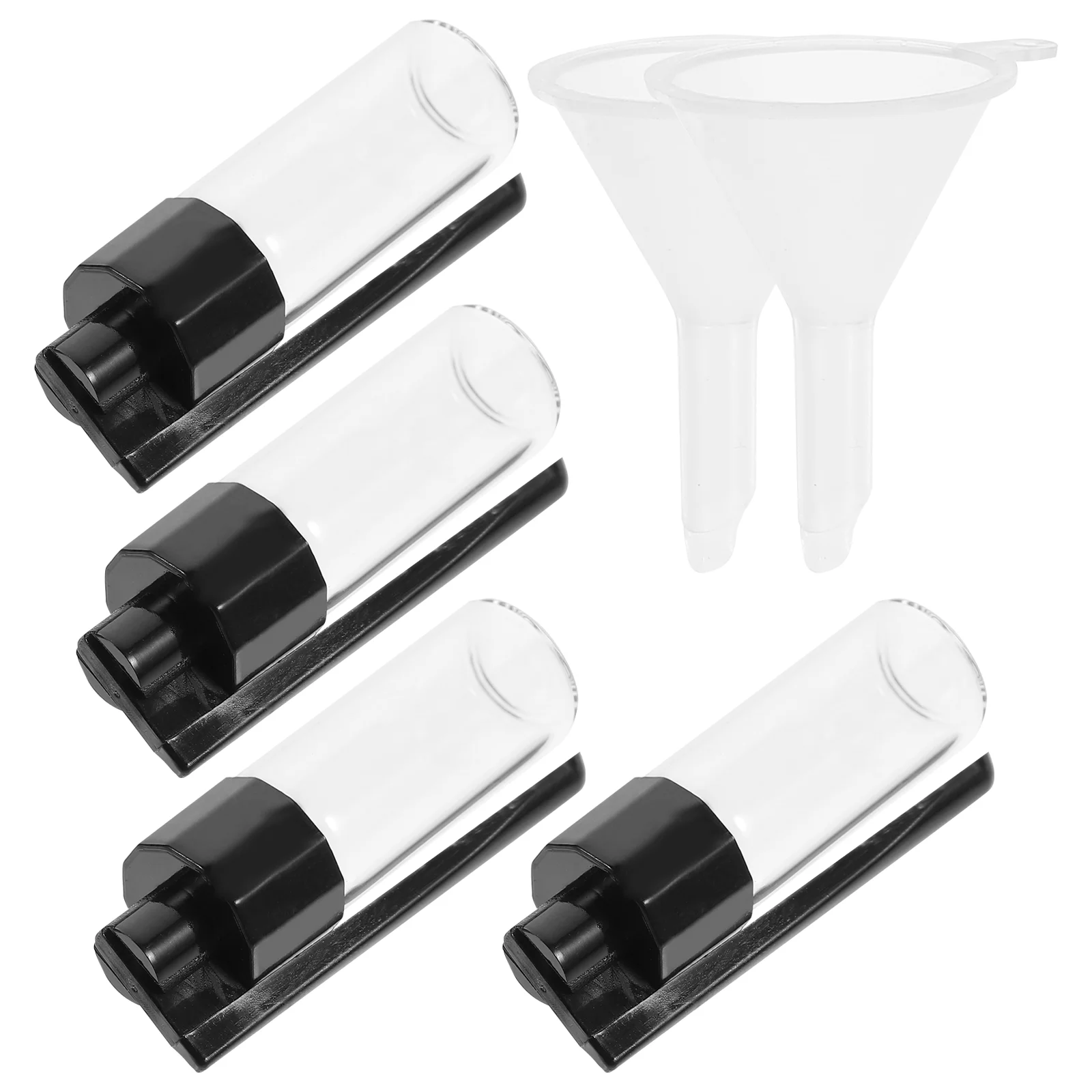 

Glass Storage Containersbottles Bottle Lids Travelmedicine Caps Container Bullet Dispenser Funnel Sweetener Scoop Telescopic