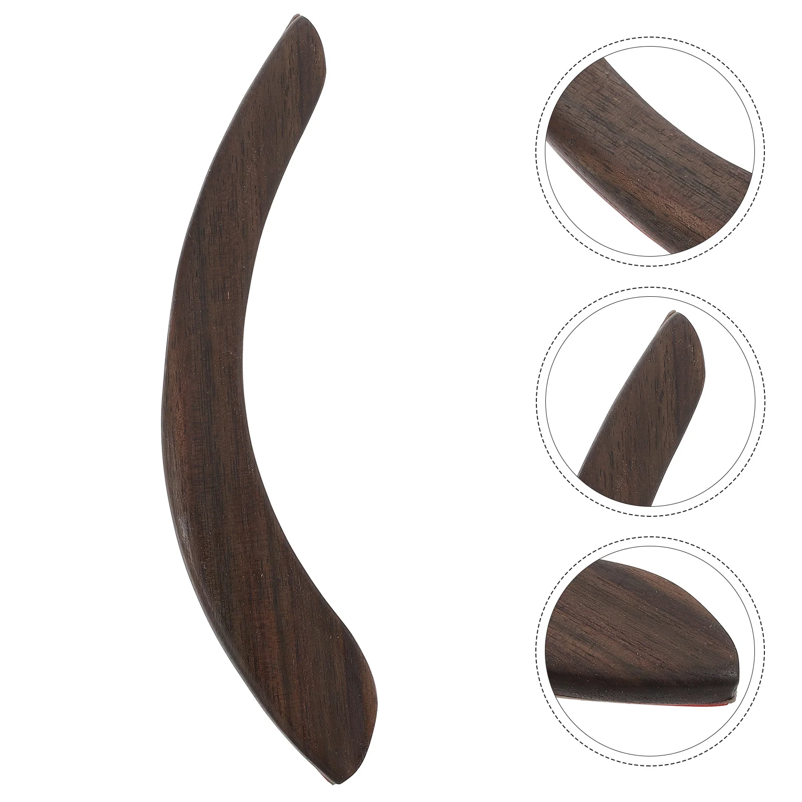 

Guitar Accessory Rest Hand Rosewood Armrest Rubber Resistantpartskid Supple Wood Wooden Wearable Protection Non