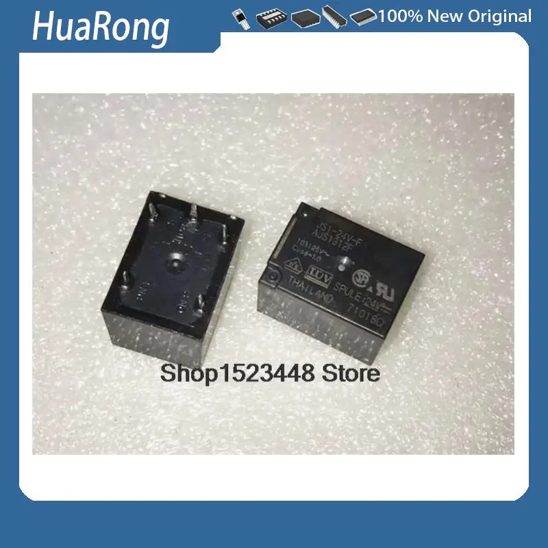 Новое импортное реле оригинальные 10 шт./лот JS1-24V-F AJS1312F JS1-24V JSI-24V-F 5PIN