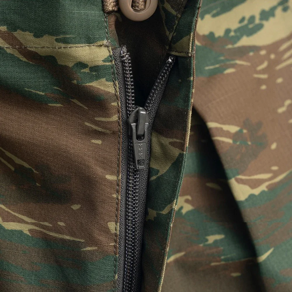 Повседневные спортивные штаны в стиле ретро цвета хаки камуфляжный свободный