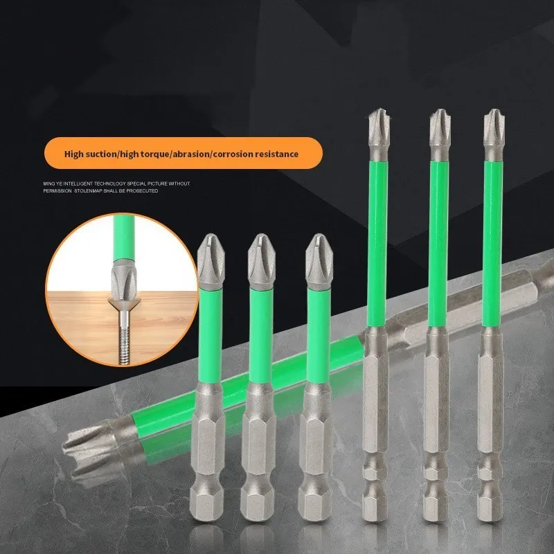 

65mm 110mm Magnetic Special Slotted Cross Screwdriver Bit For Steel Batch Head Electrician FPH2 for Socket Switch Hand Tools
