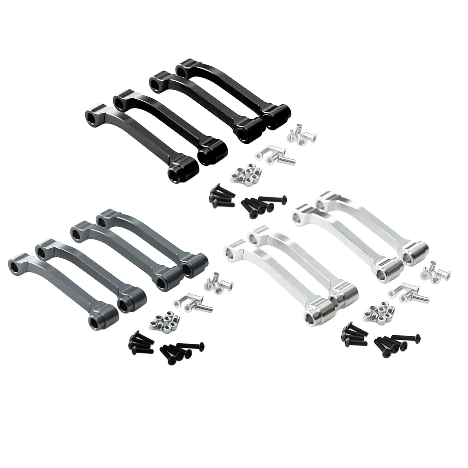 

Set of 4 Aluminum Alloy Radius Arm Replaces Parts Spare Parts 2.20" for Tamiya 1/14 Tractor Truck Series 56304 56310 56322 56303